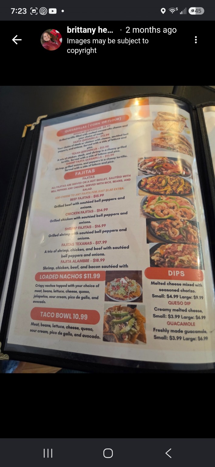 Taqueria El Gammi menu page 6